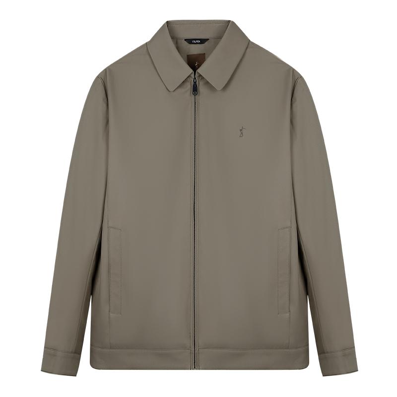 Office style casual collared cotton jacket 22246M0221