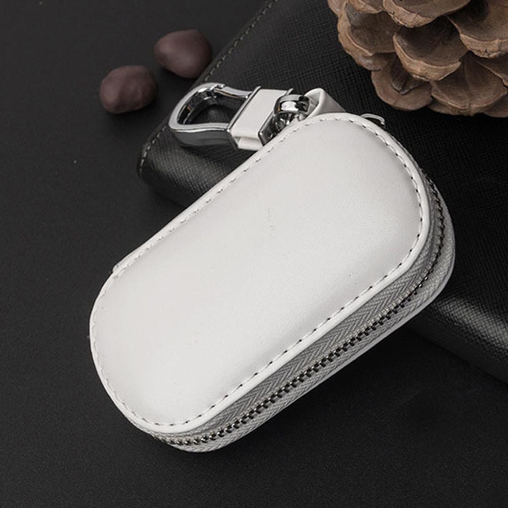 Key Case Multi-function Leather Key Case Car Key Bag For Faraday Cage Keyless Entry Key Fob Pouch, Car RFID Key Security Famous
