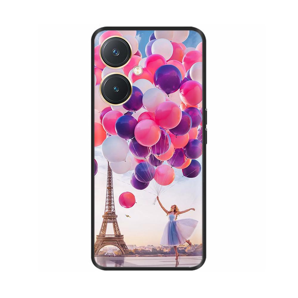 For Vivo Y27 4G 5G Phone Case Soft Black Silicone Protection Back Cover For Vivo Y27 Y 27 4G 5G Fundas Shockproof Shell Hoesje