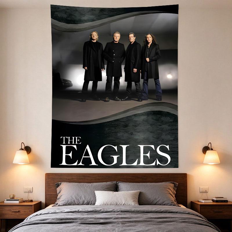 Die Eagles Band Schwarze Mäntel Düstere Gruppe Poster Kunst