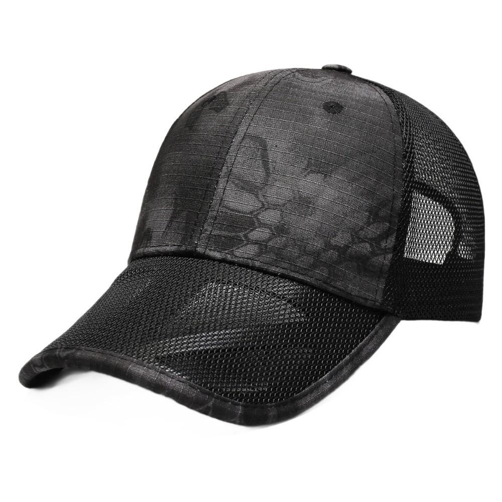 Summer Baseball Cap Breathable Sun Protection Sun Hat Adjustable Mesh Sunscreen Hat for Outdoor Activities