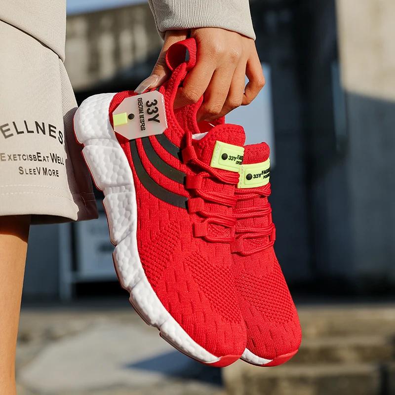 Mode Herren Trendige Sport Outdoor Atmungsaktiv Plateau Weiche Sohle Tennis Leicht Schnürschuhe Laufen Vielseitig Bequem Lässige Sneaker Schuhe