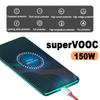 HdoorLink 150W USB Type C Realme SUPERVOOC Fast Charger Cable for Oneplus 10T 9 9R N10 ACE 2 CT NEO3 100W 65W SuperDart 1M 2M USBC Cable