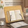 S/M/L Foldable Wooden Book Holder Stand For Reading Adjustable Bookstand Laptop Holder Office Stationery