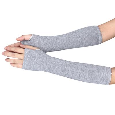 Vinter Handledsarm Handvärmare Stickade Långa Fingerlösa Handskar Vantar