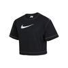 Crop Tops Women's Black Crew Neck Moderate DM6745-010