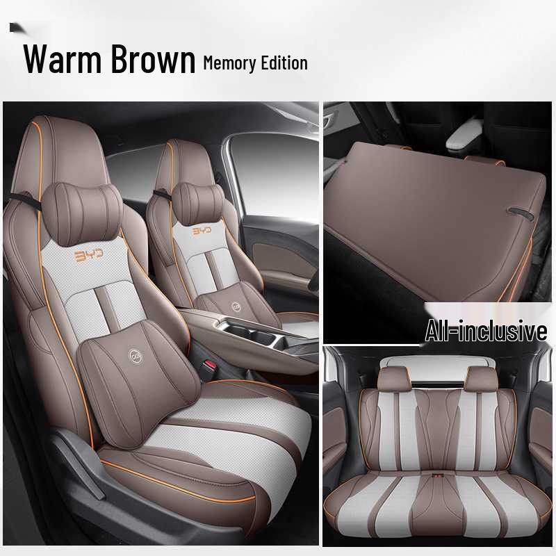 BYD Seagull Car Seat Cover - Full Coverage, Leather, All-Season, Vitality Flying Free Edition