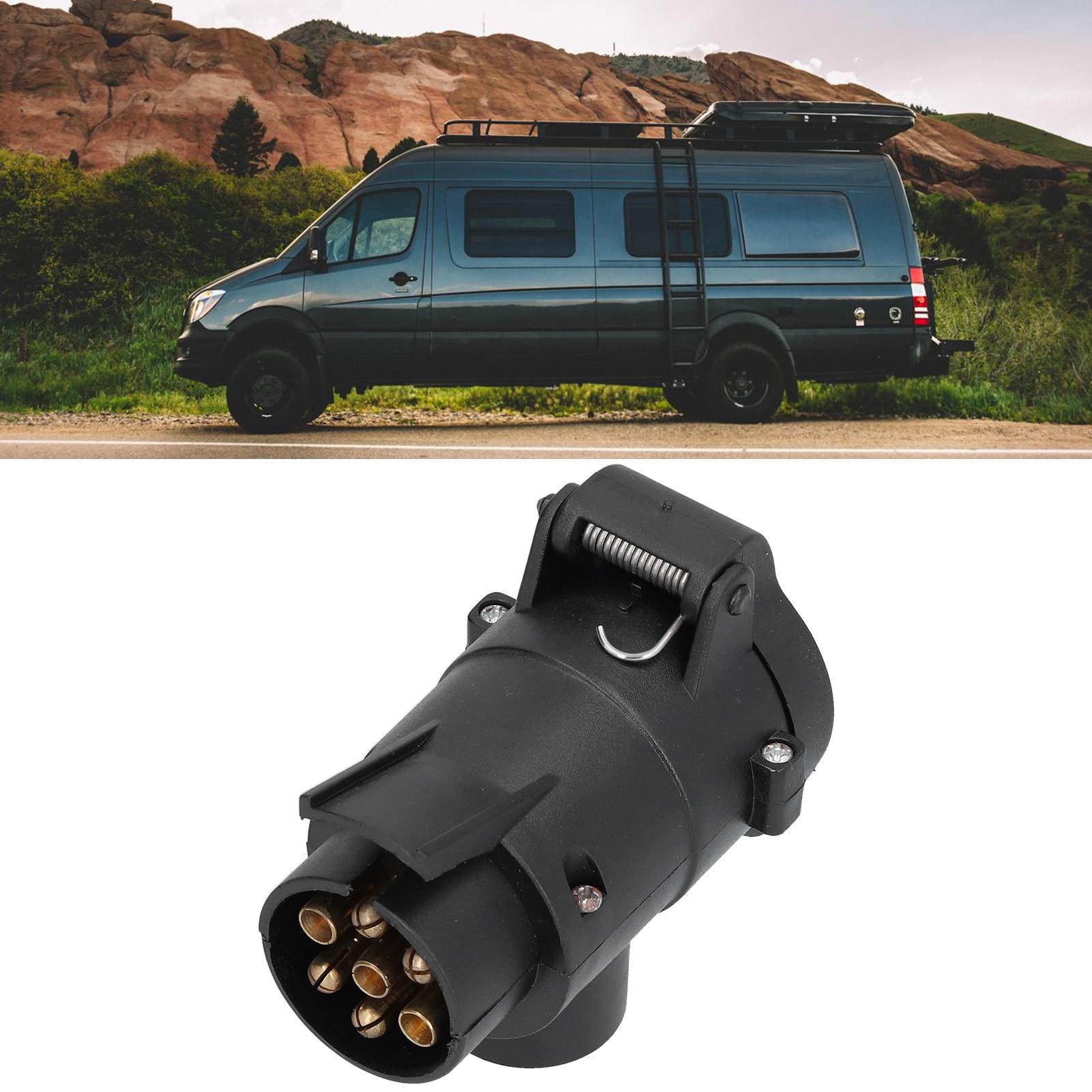 EU 12V Aanhangerstekker Adapter Waterdicht 7- naar 13-polig Vrachtwagen Interface RV Stroomkabel Stopcontact Connector
