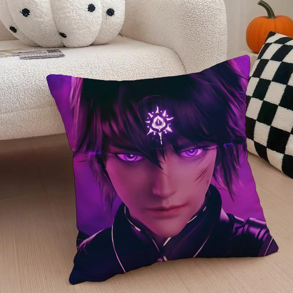 DDivine Seal TThrone Cushion Cover Throw Pillow Cover Hidden Button Durable Polyester Chair Cushion