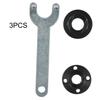 M14 Thread 115mm/125mm Angle Grinder Inner Outer Flange Nut Set Tool W/ Wrench Replacement For Bosch Metabo.