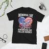 Memorial Day USA Flag Fallen Heroes Honor The Brave Men T-Shirt and Kids Tshirt