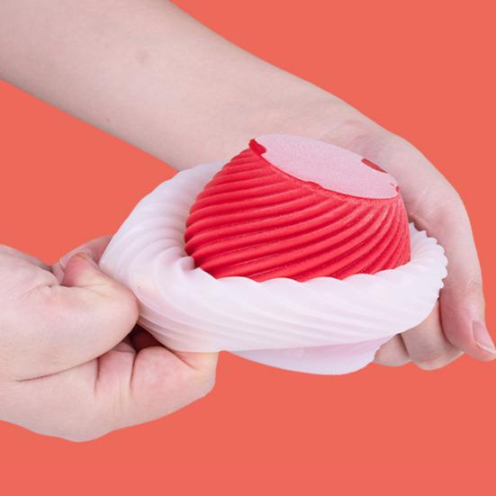 Jablečný Mousse Dort Silikonová Forma DIY Tvar Ovoce Čokoláda Fondant Pečící Forma Nepřilnavá Želé Forma pro Zdobení Pečiva