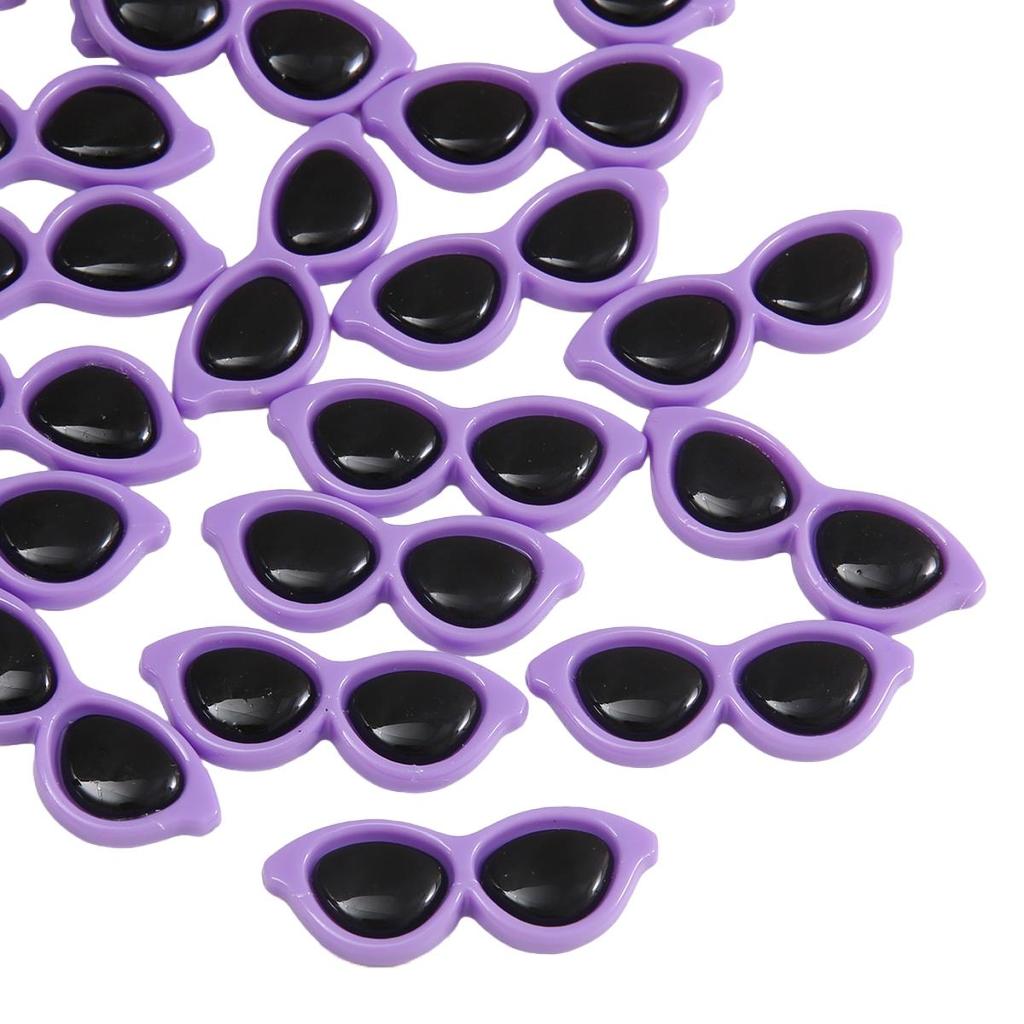 10 Buc. Acrilic Drăguț Cool Circular Ochelari Accesorii DIY