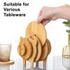 Wooden Trivet Coaster Set Creative Animal-Shaped Heat-Resistant Placemats for Cups Pots Stackable Versatile Desk Decor for Home Kitchen Outdoor Dining