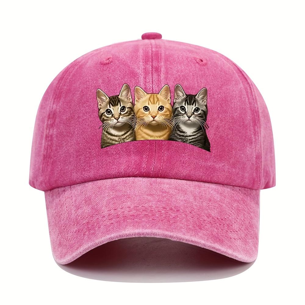 Fashion Washed Cotton Denim Baseball Caps Men Women Vintage Animal 3D Print Outdoor Sports Trucker Dad Hat Female Male Sun Hats