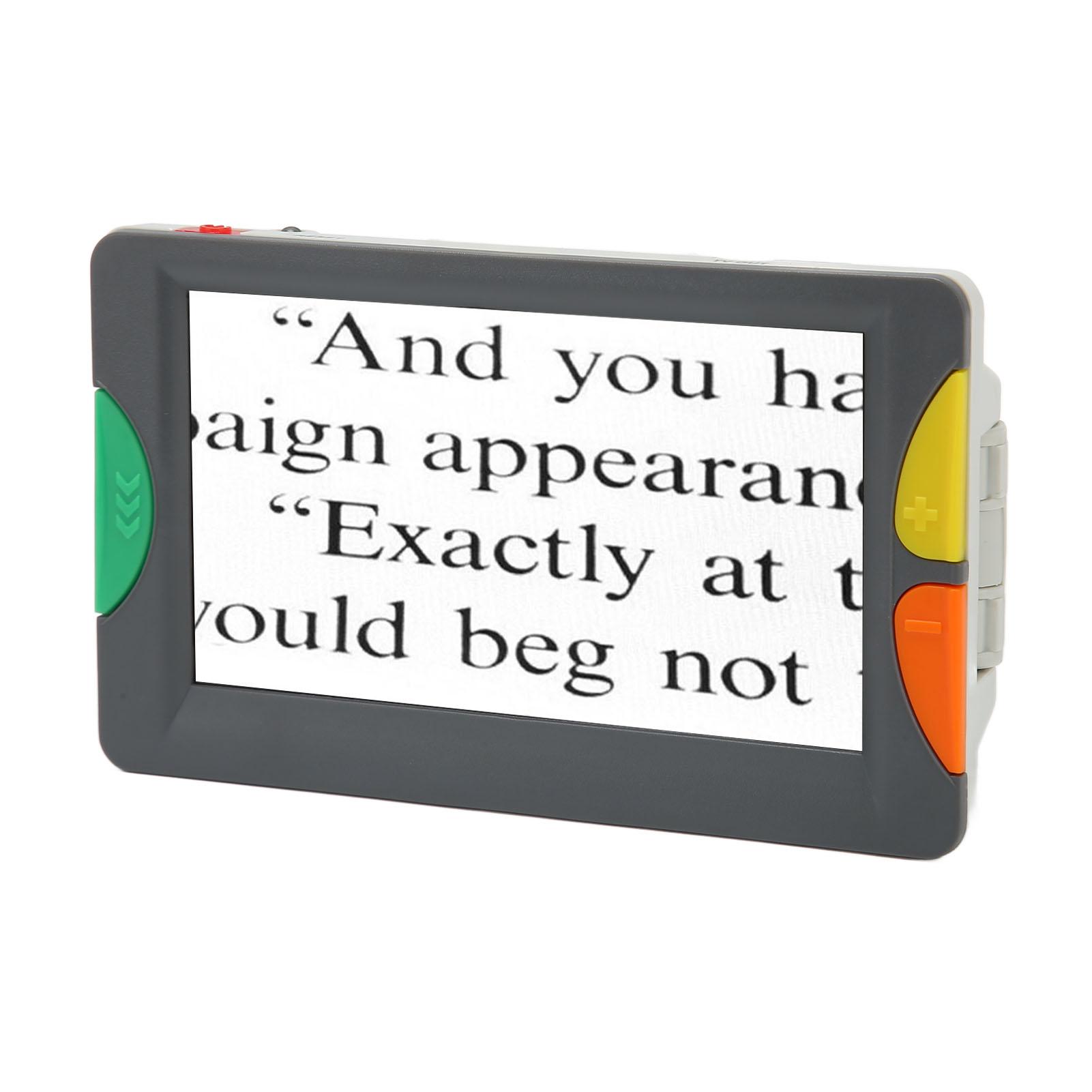 

4,3-дюймовий портативний цифровий відеозбільшувач із 2-кратним та 32-кратним зумом, підтримкою AV-виходу для телевізора, портативний електронний EU Plug