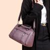 2025 New Large-capacity Textured Handbag Modern Retro Messenger Bag Fashionable Commuter Shoulder Bag