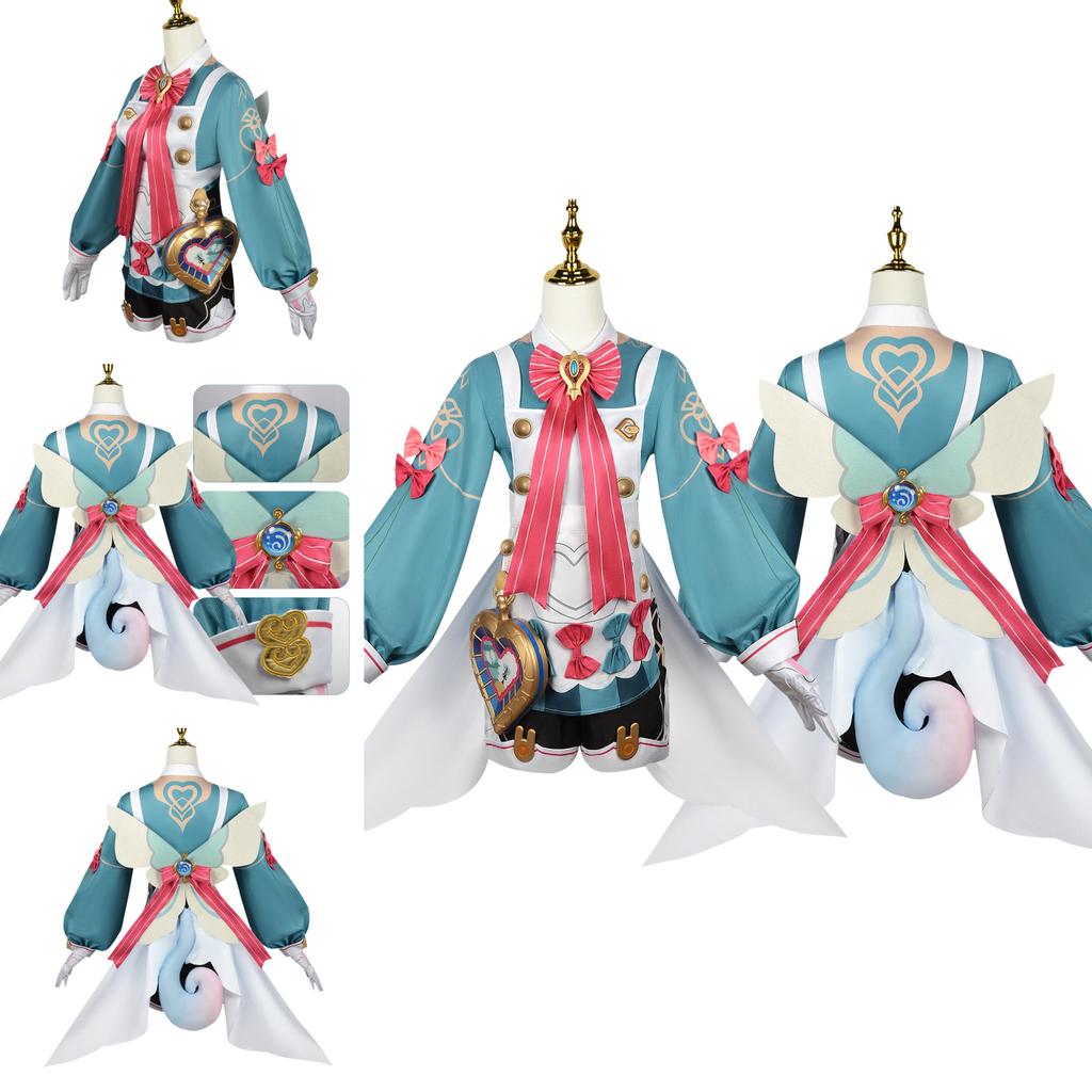 Japanese Style Higewen Cosplay Anime Game Costume Set Polyester Street Fashion Xs-xxxl