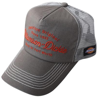 Casquette Dickies Mesh Original American XL, Homme, Logo, Femme, Unisexe, Noir, Décontracté, Streetwear, Broderie, Gris,