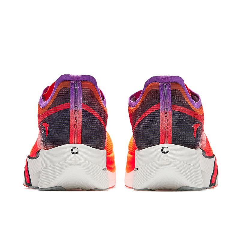 New Anta C10 Pro Slip Resistant, Abrasion Resistant, Breathable Low Top Casual Running Shoes Women's Orange Red 122445574-2