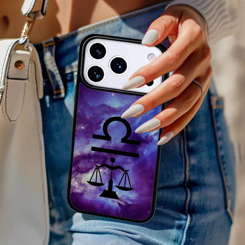 Virgo Star Sign Phone Case For iPhone 17 Air 14 15 13 12 Max Cover For Apple 16e 11 Pro Max Plus Coque