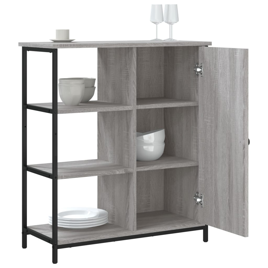 Sideboard Gray Sonoma 70x30x80 cm Particleboard