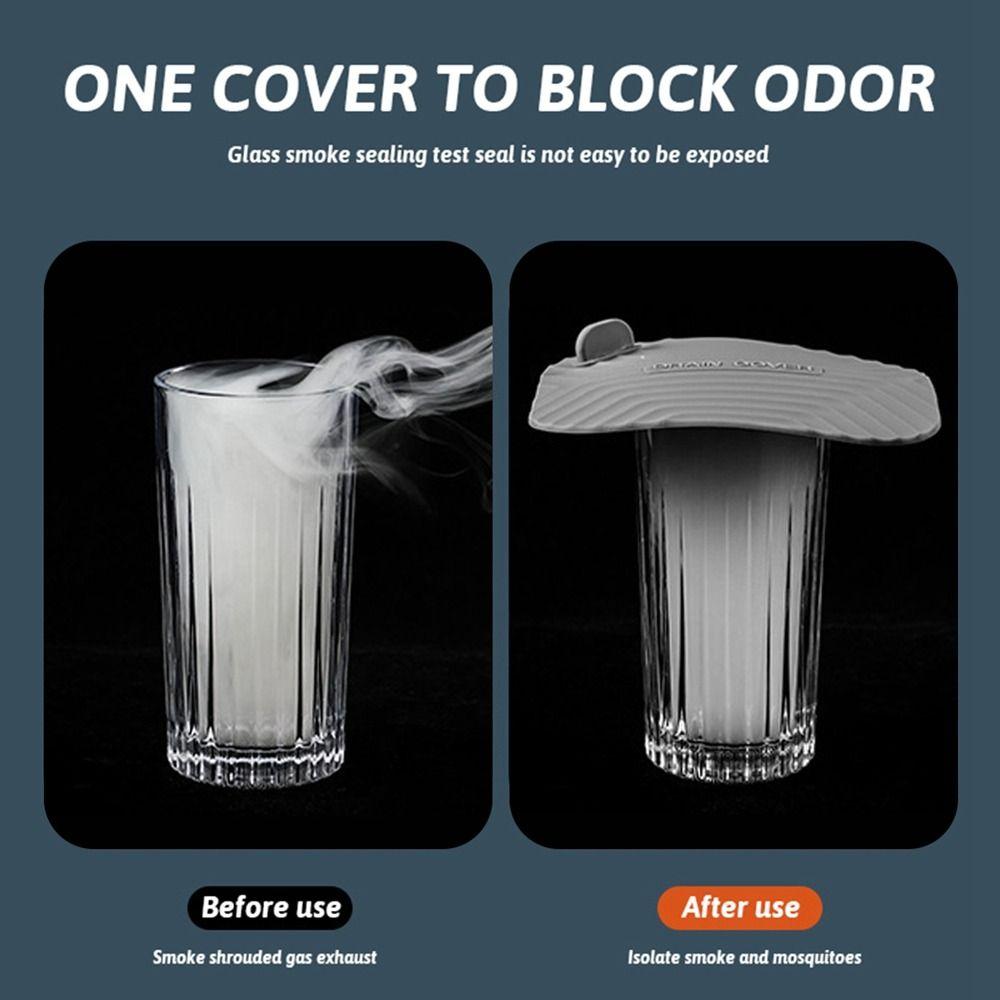 Kitchen Bathroom Accessories Insect-proof Deodorant Pad Water Stopper Sink Strainer Drain Cover