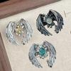 Vintage Exquisite Personality Unique Wings Open Ring For Women Jewelry Accessries Gifts