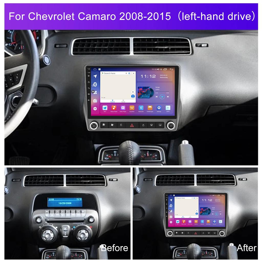 Car DVD Android 14 Multimedia Player For Chevrolet Camaro 2010-2015 Auto Radio Stereo GPS Navigation NO 2din Wireless Carplay