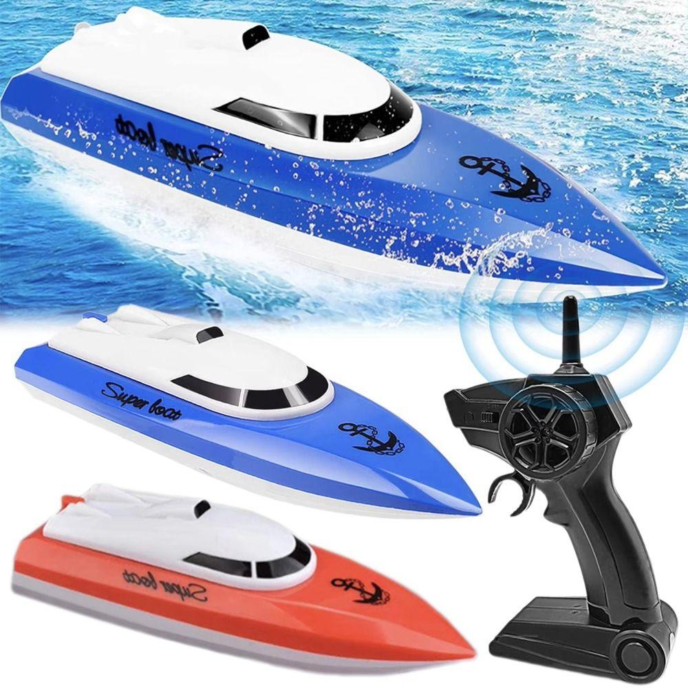 High Speed RC Speedboat Double Propeller Boat Electric Toys Remote Control Boat  Boys Girls