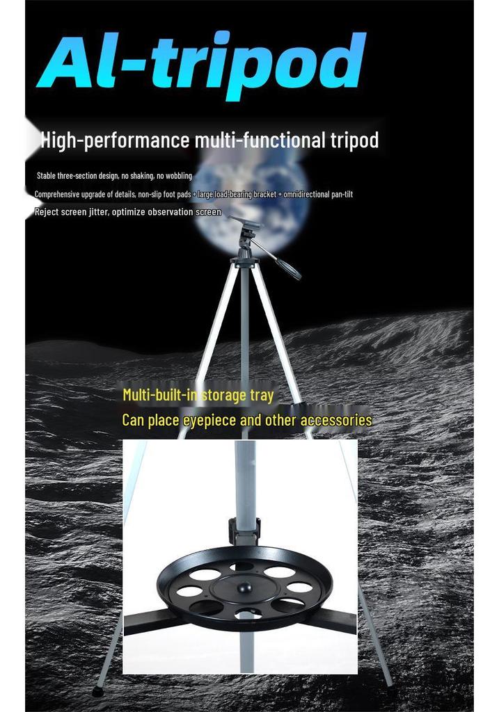 Custom F40070M HD Astronomical Telescope for Professional Moon Viewing