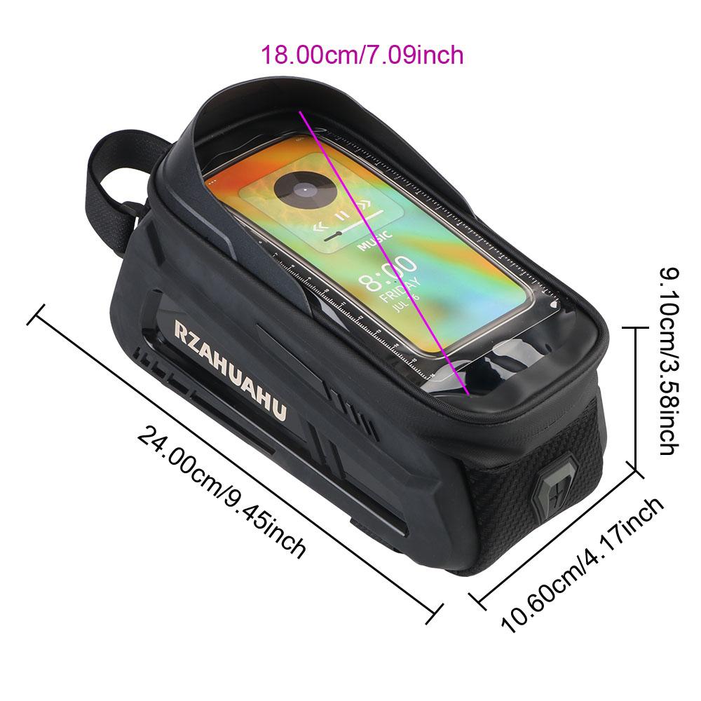 Cycling accessories Cycling Bag Top Frame Tube Bag with Sun-Visor Bicycle Bag Touch Screen Phone Case Bike Accessories MTB Road Bike Bag Waterproof