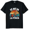 Se Me Va La Pinza Printed Fun Men's T-shirt Y2k Retro Trendy Hip Hop T-shirt Men's Cotton Soft Fashion Casual Men's Top