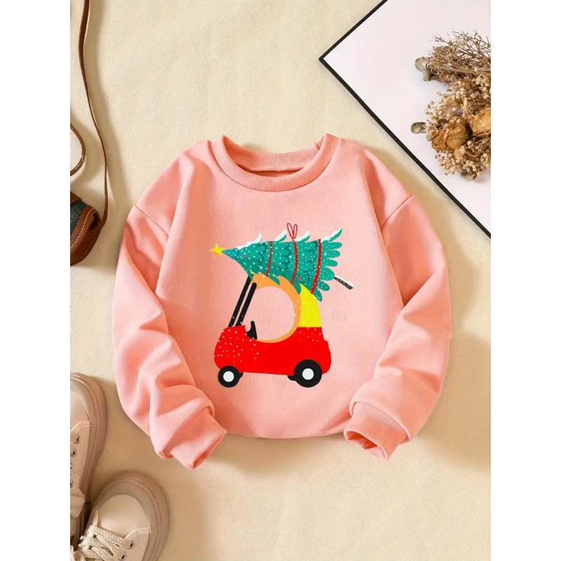 Creative Letter Pattern Boys And Girls Round Neck Sweatshirt Spring And Autumn Fashion Casual Sweatshirt Suitable for Daily Party Holiday Gifts