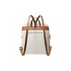 Michael Kors Rucksack Rhea Zip Farbblockiert Presbyopie Bedruckt Leicht Dünn Mehrere Taschen PVC (Polyvinylchlorid) Schultasche Medium Damen Vanille