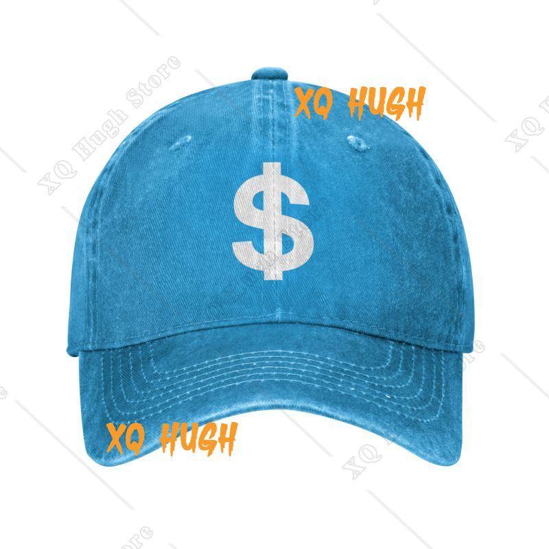 Individuelle Unisex Baumwoll-Baseballkappe mit amerikanischem Geld-Dollar-Logo, verstellbar für Erwachsene, Dad Hat, Herren Damen Hip Hop Snapback Kappen