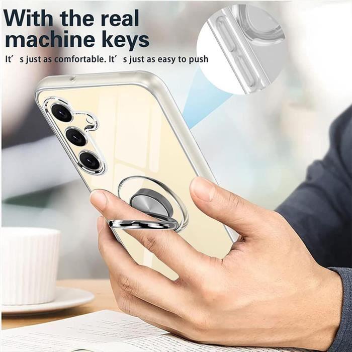 Coque de protection - BOOLING - Samsung Galaxy S24 - Silicone Souple - Antichoc - Transparent