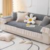 Nuovo Cuscino per Divano in Peluche Semplice Moderno Universale Quattro Stagioni Antiscivolo Fodera Cuscino Panno Asciugamano Inverno