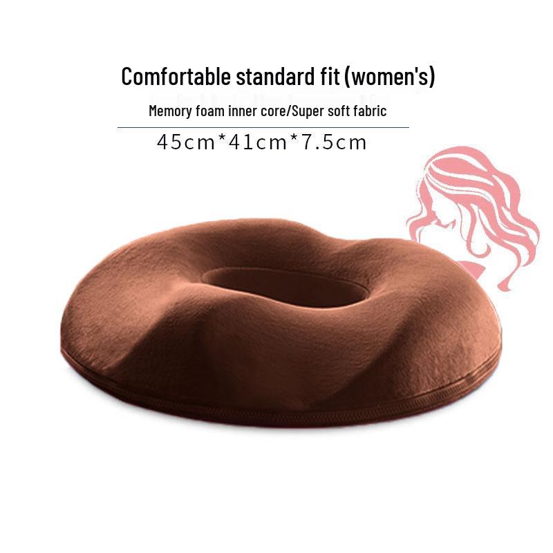 Ademend Visco-elastisch Kussen voor Kantoorstoel en Auto - Verlicht Ongemak door Lang Zitten