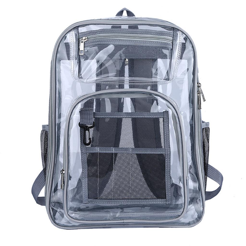 Stylish Clear School Backpack Laptop Backpack School Bag for Student Teenagers Large Capacity Travel Casual Book Bags