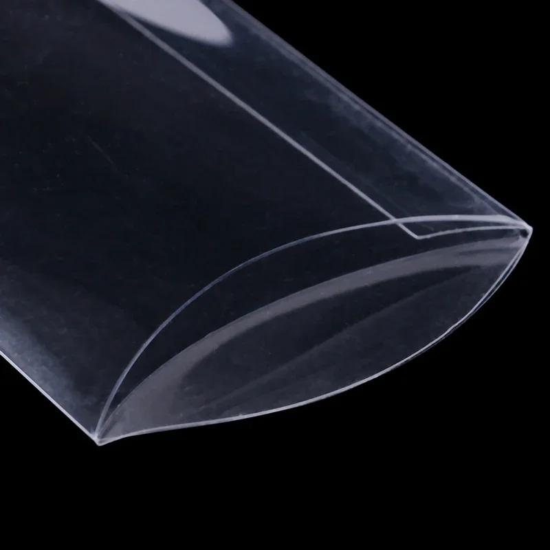 50pcs pillow shape clear PVC candy box packaging gift box wedding party favor
