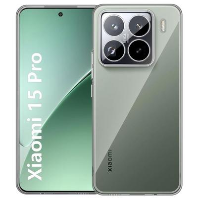 Protective Case - E.F.CONNECTION - for Xiaomi 15 Pro - Silicone - Shockproof - Transparent