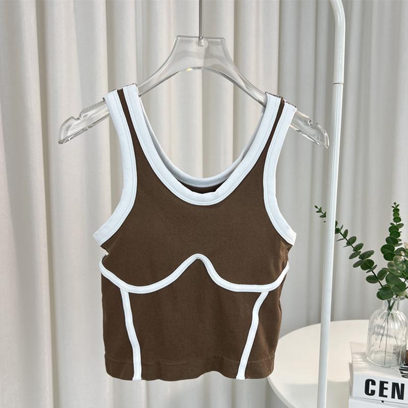Padded Women's Camisole Summer Crop Tops Sleeveless Underwear Tank Tops