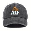Cappellino da Baseball Logo ALF Leggero Regolabile Poliestere Stile Casual Lavabile a Mano Regalo Ideale per la Festa del Papà