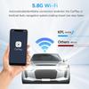Travel WiFi 5G Wireless CarPlay Adapter Bluetooth 5.0 2 IN 1 Smart Mini Box Plug And Play Mini Android Auto Adapter Car