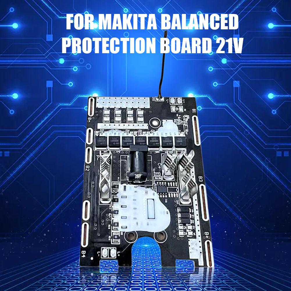 For Makita 18650 21V Balansert Beskyttelseskort Legering Med Temperaturkontroll Kobber Maskinvare Batteripakke Beskyttelseskrets