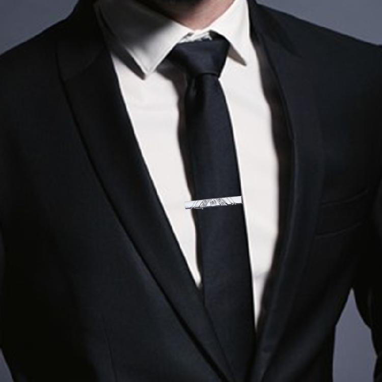 Gentlemen Tie Clip Wedding Party Blouses Jewelry Diamond Crystal Tie Bar Clip