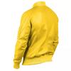 Echtes Leder Handgefertigt Lammfell Weich Herrenjacke Gelb Stilvoll Echtes Lammfell