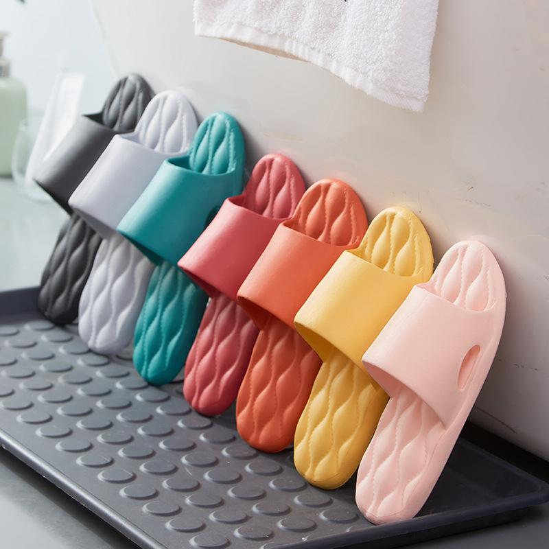 Slippers women's summer indoor home couple non-slip bathroom bath cool slippers men's summer