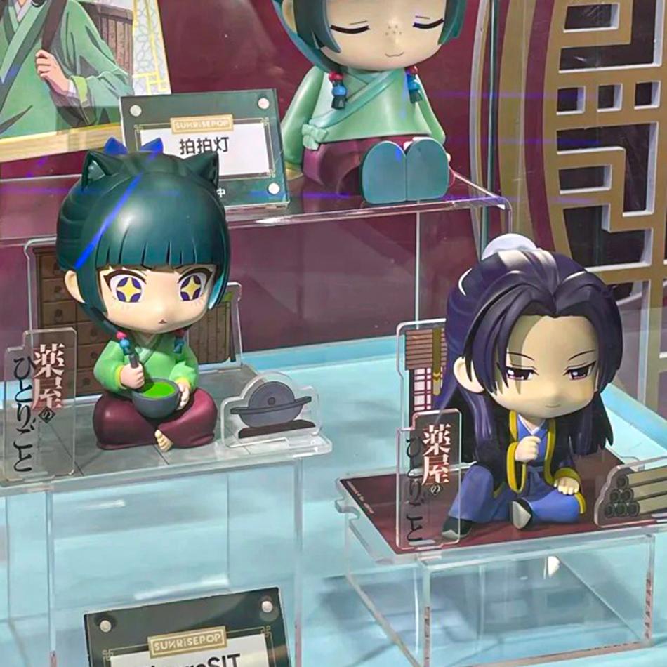 New The Apothecary Diaries Maomao Jinshi Mini Figure Anime Periphery Kawaii Sitting Toys Desktop Car Ornaments Model Gifts